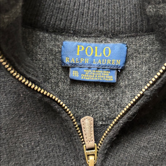 Polo Ralph Lauren Merino Wool Quarter Zip Sweater - Picture 3 of 5
